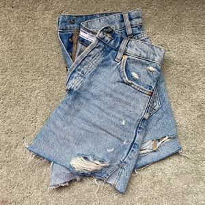 Garage denim shorts